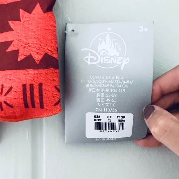 NWT Authentic Disney Moana Costume / 4 - Picture 9 of 10